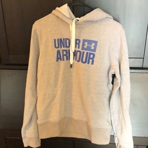 Gray Under Armour Hooded Sweatshirt